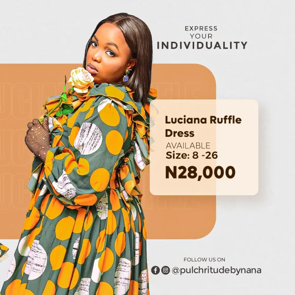 Luciana Ruffle Dress - Image 3