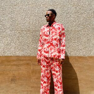 Vermilion two piece