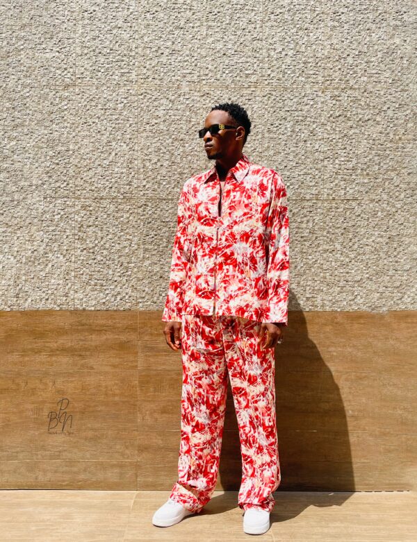 Vermilion two piece